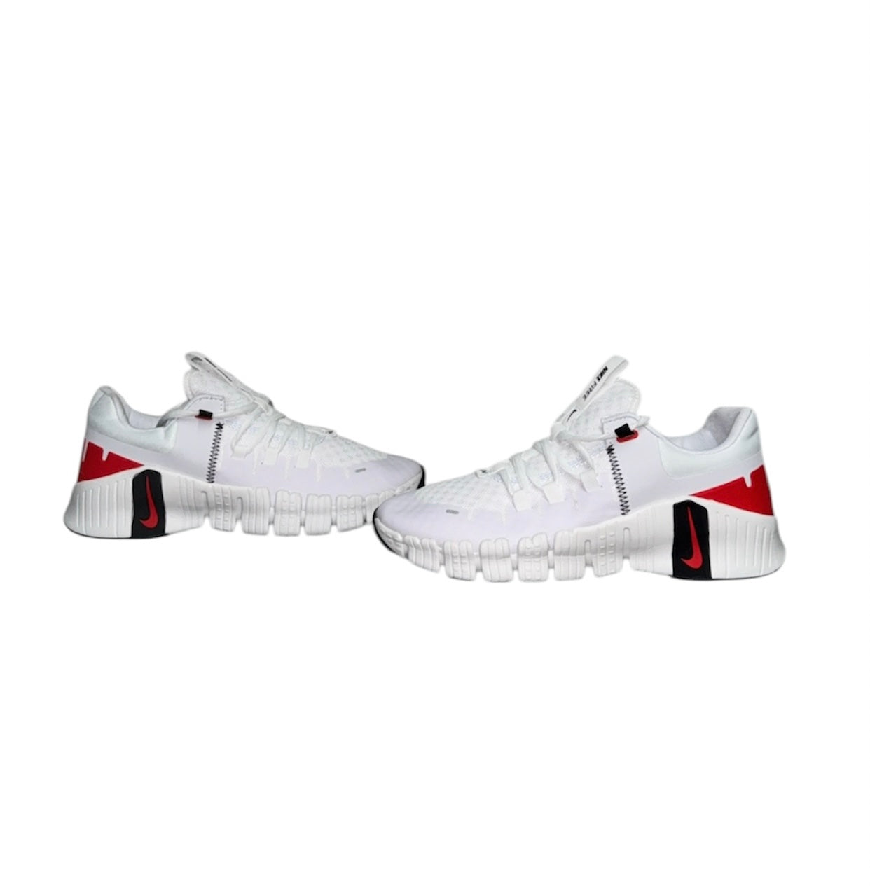 NIKE FREE METCON 5 WHITE/BRIGHT CRIMSON-BLACK