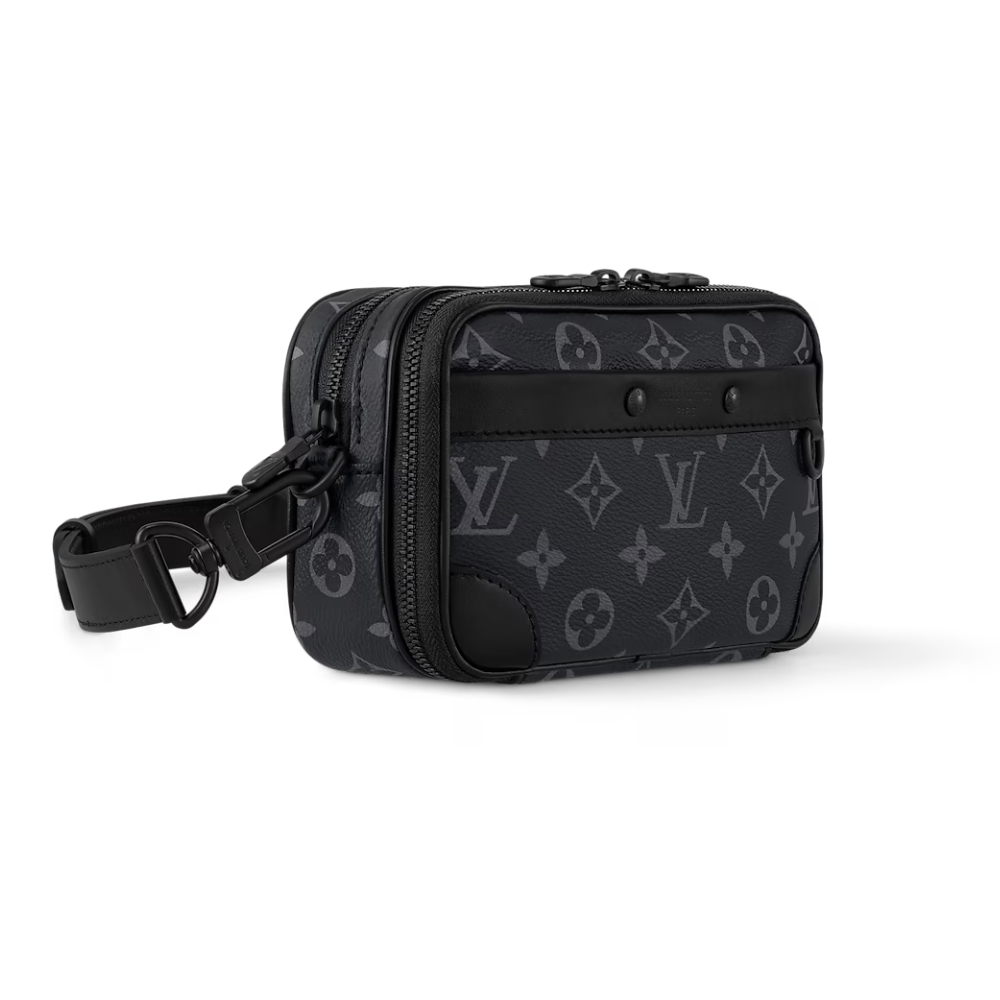 LOUIS VUITTON ALPHA WEARABLE WALLET MEN - BLACK/GREY