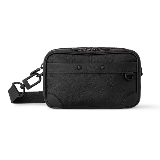 LOUIS VUITTON ALPHA WEARABLE WALLET MEN - BLACK