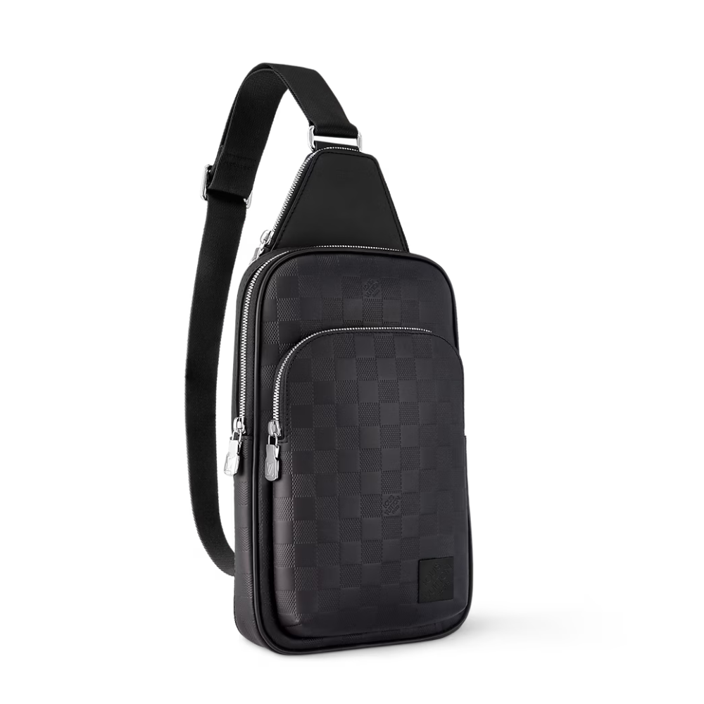 LOUIS VUITTON AVENUE SLINGBAG DAMIER MENS - BLACK