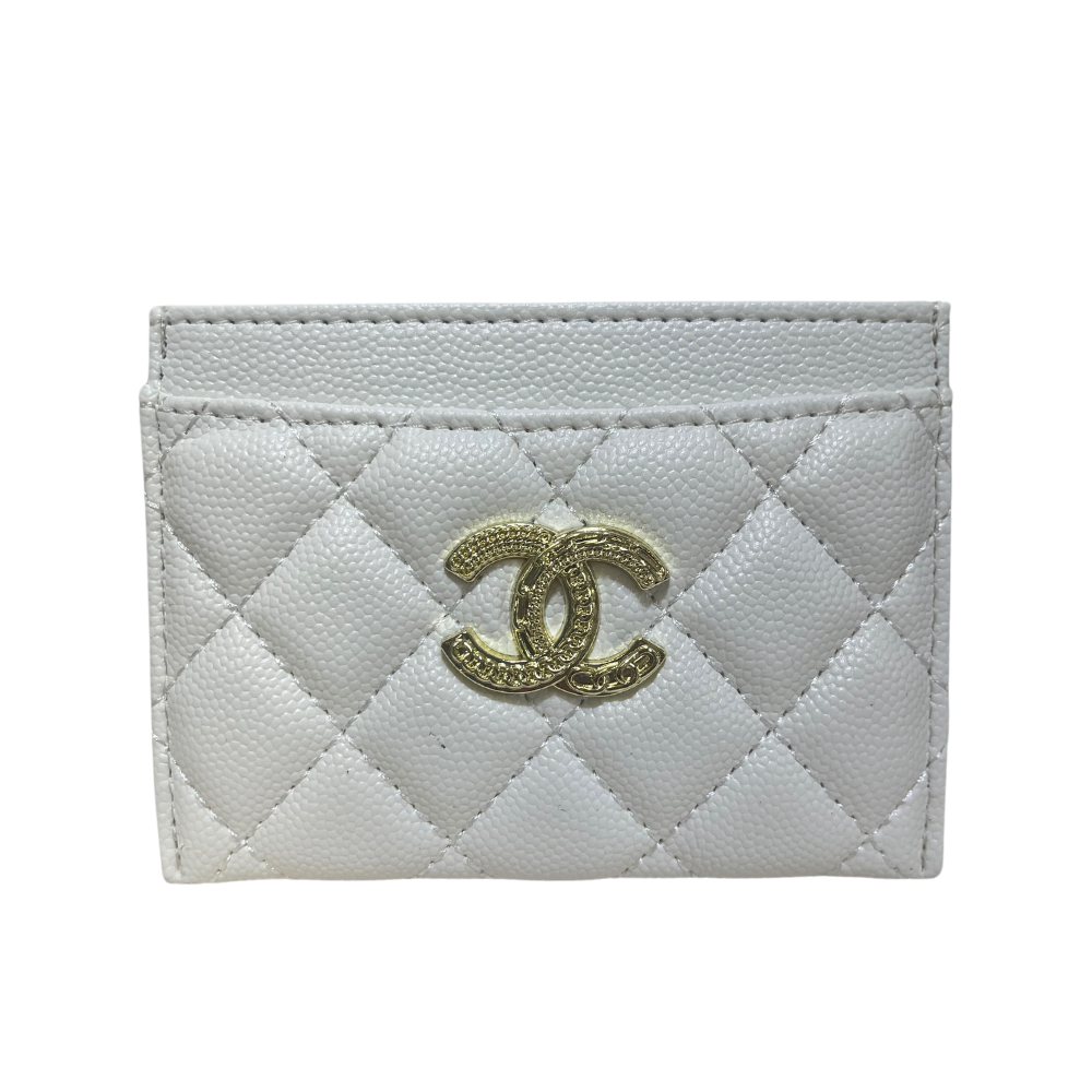 CHANEL CLASSIC CARD HOLDER - WHITE