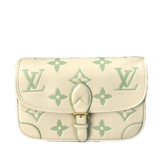 LOUIS VUITTON DIANE PURSE - WHITE/GREEN