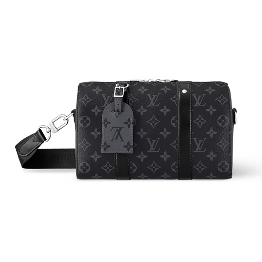 LOUIS VUITTON CITY KEEPALL BAG MEN - BLACK/GREY