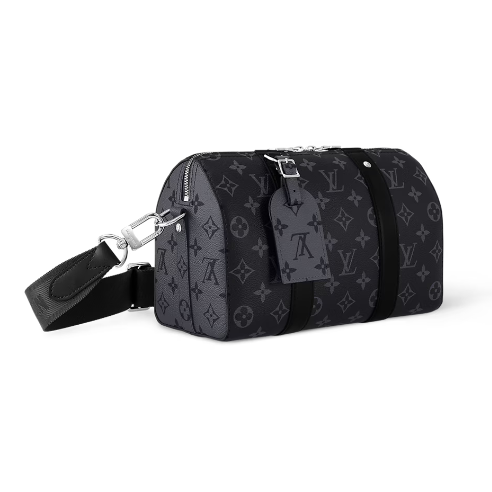 LOUIS VUITTON CITY KEEPALL BAG MEN - BLACK/GREY