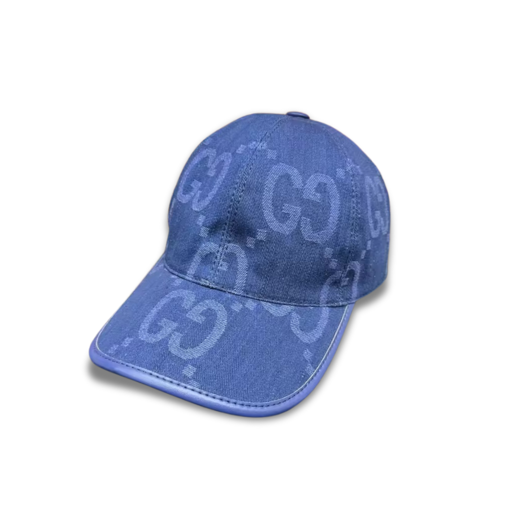 GUCCI GG JUMBO BASEBALL HAT - BLUE