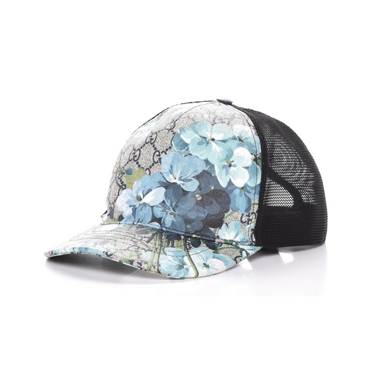 GUCCI GG BLOOM HAT - BLUE