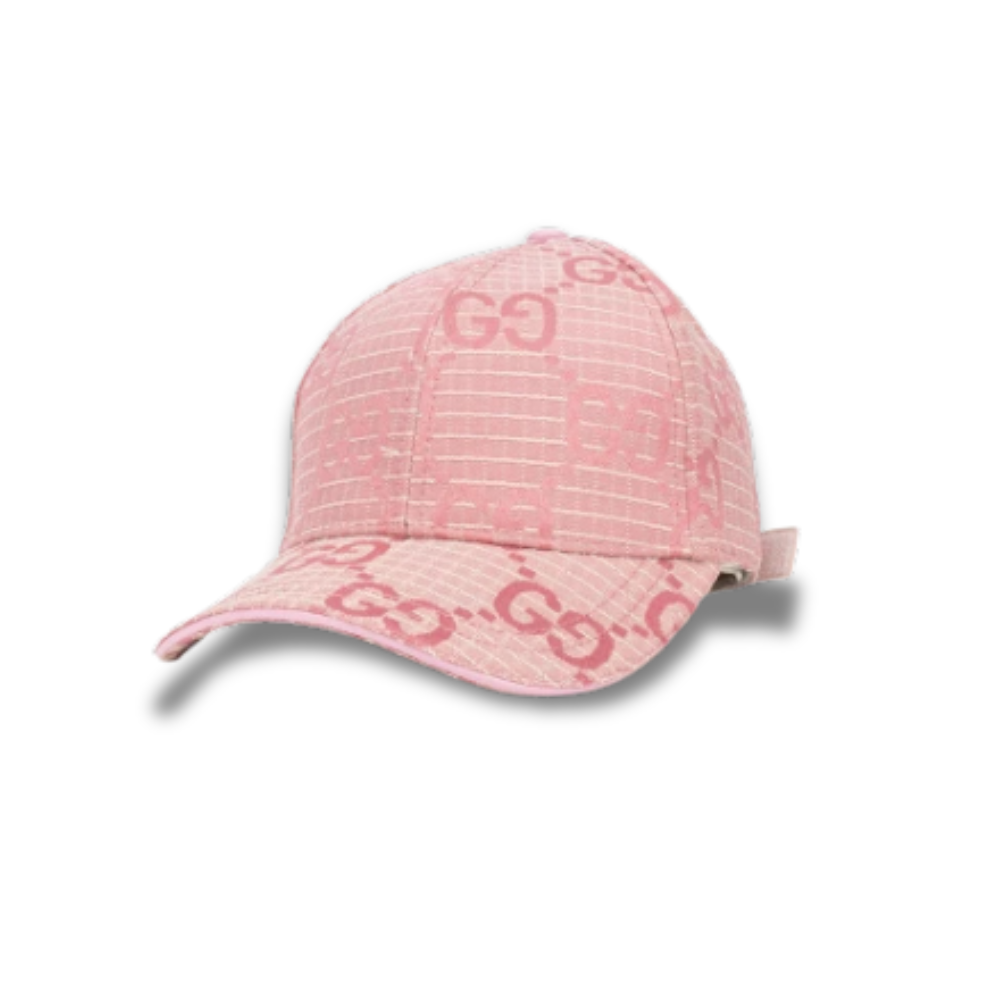 GUCCI GG JUMBO BASEBALL HAT - PINK