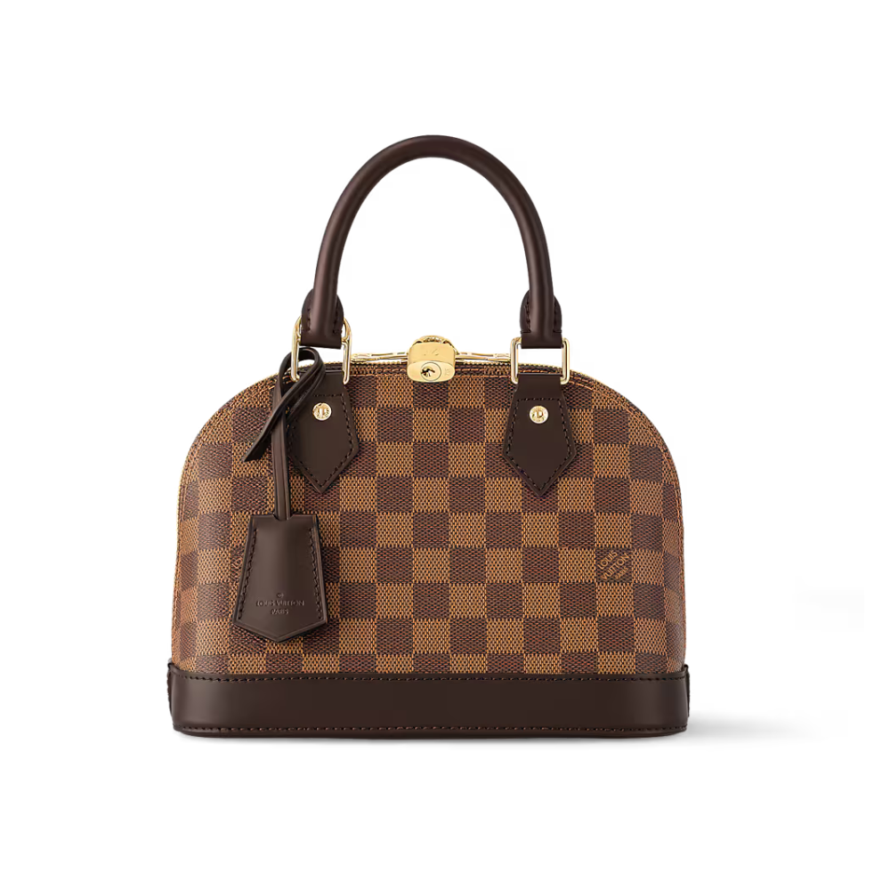 LOUIS VUITTON ALMA BB NANO DAMIER BAG - BROWN