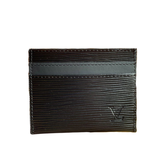 LOUIS VUITTON EPI CARD HOLDER - BLACK