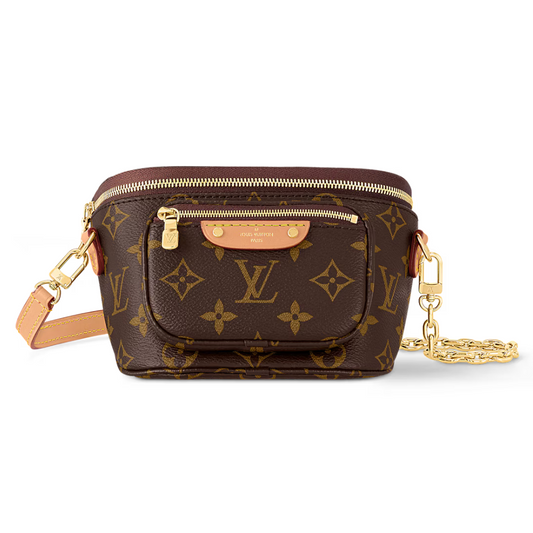 LOUIS VUITTON MINI MONOGRAM BUMBAG - BROWN