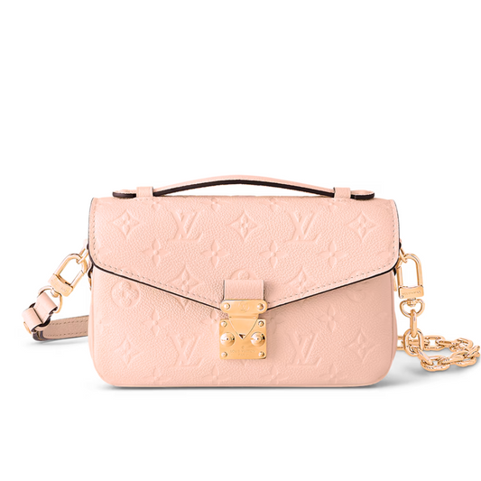 LOUIS VUITTON POCHETTE METIS EAST WEST PURSE - PINK