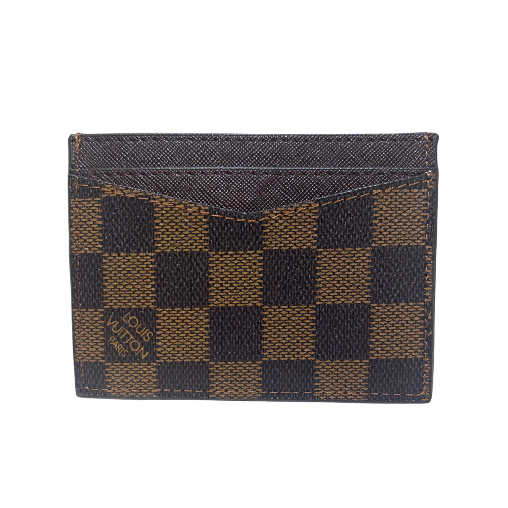 LOUIS VUITTON NEO DAMIER CARD HOLDER - BROWN