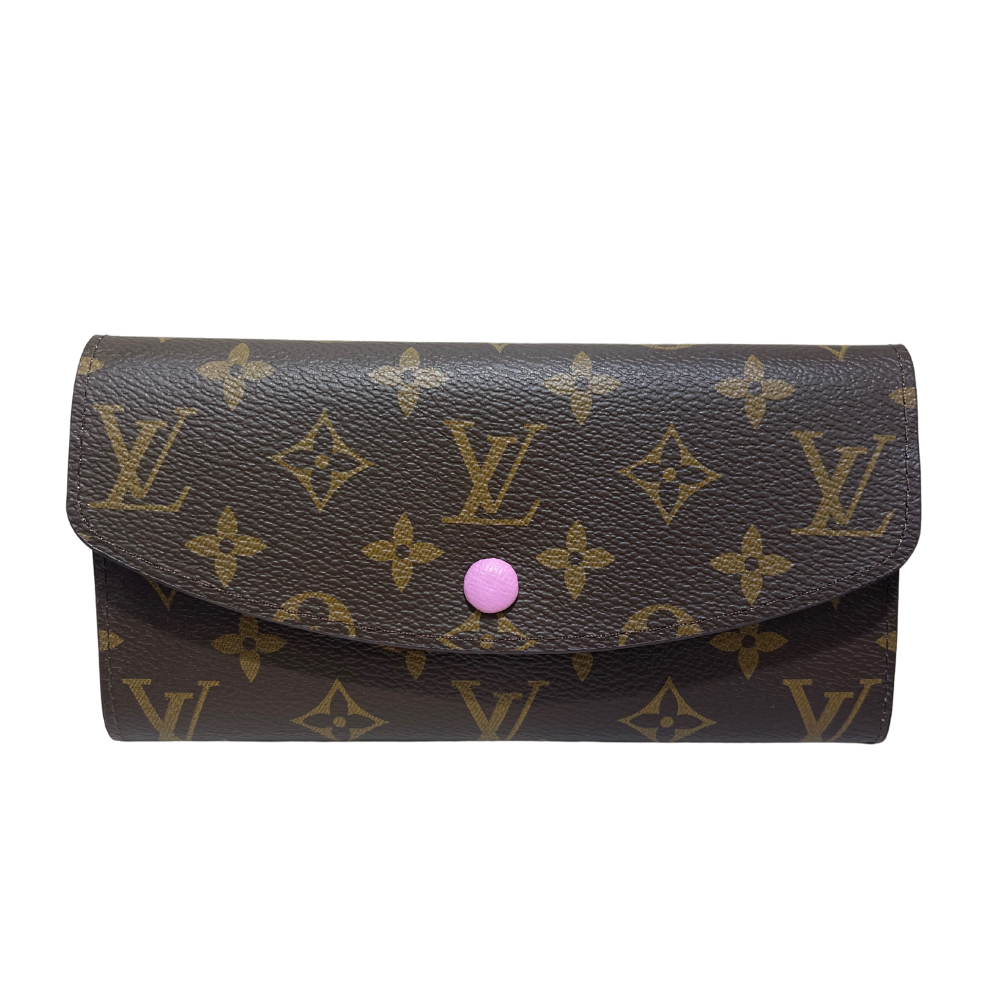 LOUIS VUITTON SARAH WALLET - BROWN/BABY PINK