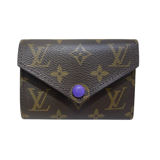 LOUIS VUITTON VICTORINE WALLET - BROWN/PURPLE