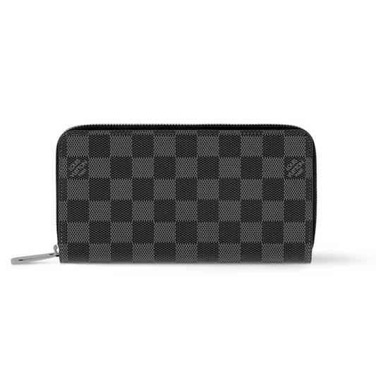 LOUIS VUITTON ZIPPY COIN DAMIER WALLET - BLACK