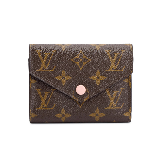 LOUIS VUITTON VICTORINE WALLET - BROWN/PINK