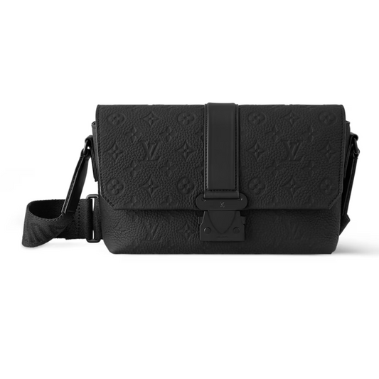 LOUIS VUITTON S-CAPE MONOGRAM MESSENGER BAG MENS - BLACK