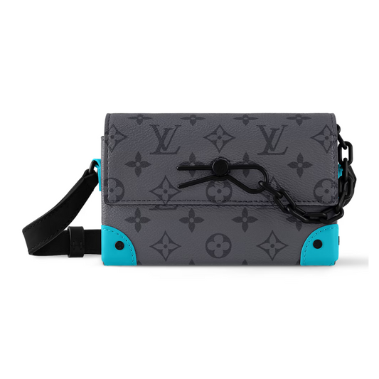 LOUIS VUITTON STEAMER WEARABLE WALLET BAG MENS - GREY/BLUE