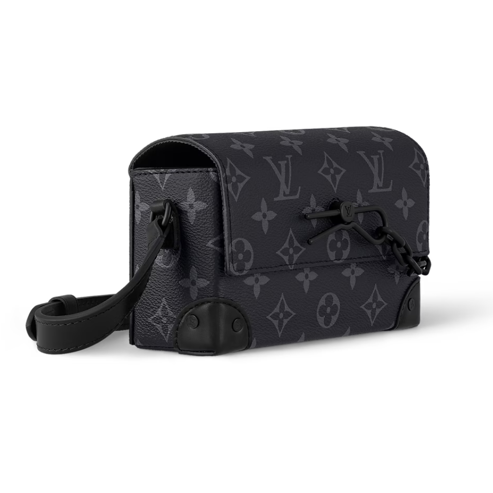 LOUIS VUITTON STEAMER WEARABLE WALLET BAG MEN - BLACK/GREY