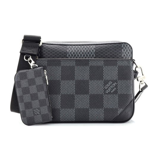 LOUIS VUITTON TRIO MESSENGER LIMITED BAG MEN - GRAPHITE