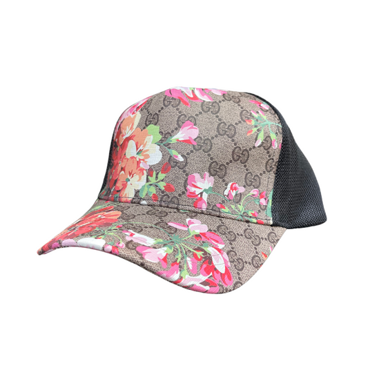 GUCCI GG BLOOM HAT - PINK/BEIGE