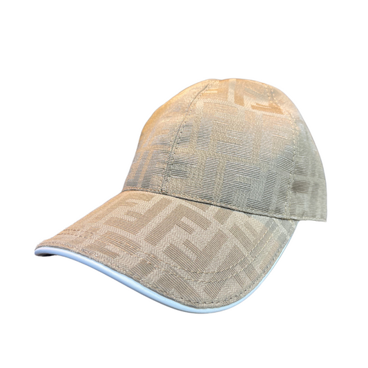 FENDI MONOGRAM HAT - CREAM