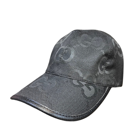 GUCCI GG JUMBO RIM HAT - BLACK