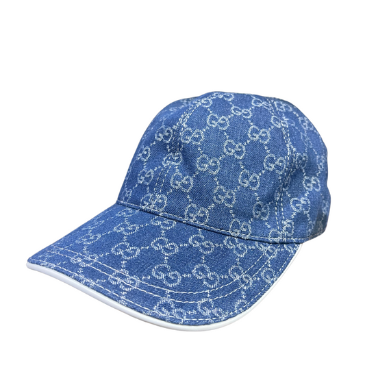 GUCCI GG DENIM LOOK HAT - BLUE