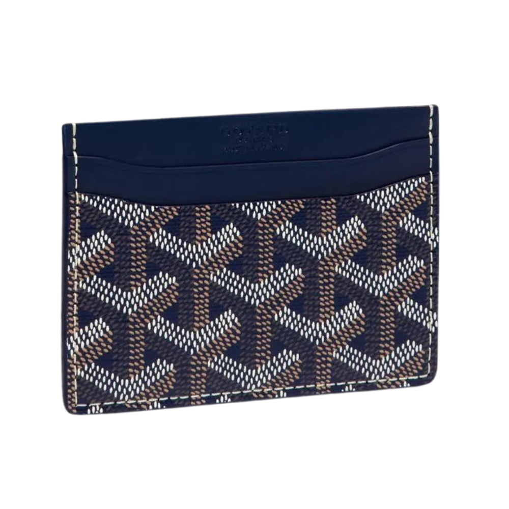 GOYARD SAINT-SULPICE CARD HOLDER - NAVY BLUE