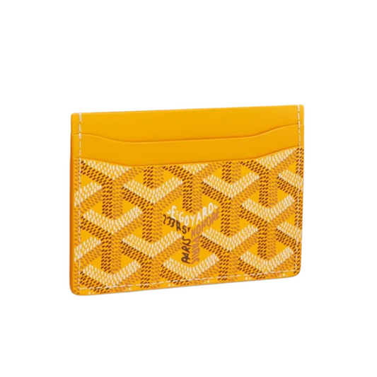 GOYARD SAINT-SULPICE CARD HOLDER - YELLOW