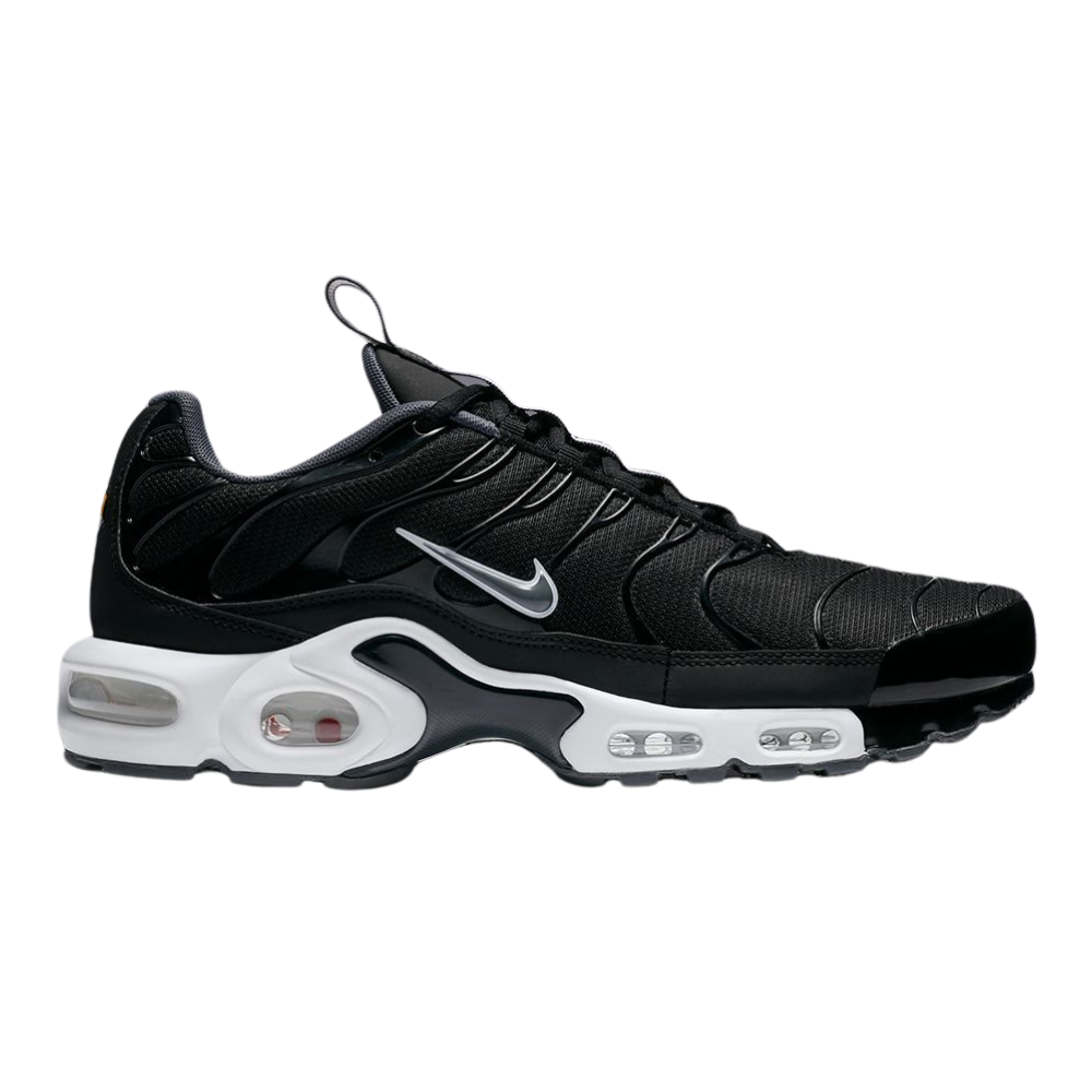 NIKE TN AIR MAX PLUS -  BLACK/WHITE TAPED