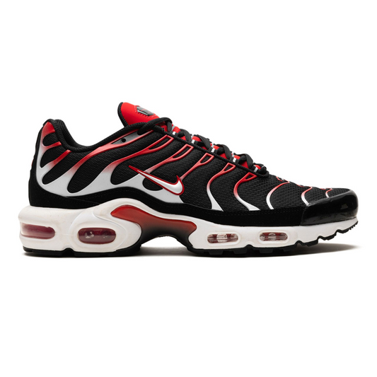 NIKE TN AIR MAX PLUS - BLACK UNIVERSITY RED